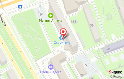 Супермаркет Дикси в Красногвардейском районе на карте