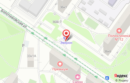 АЗС Ойл-Траст на Болотниковской улице на карте