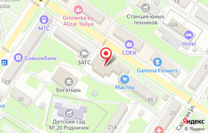 Магазин МастерСтрой на улице Ломоносова на карте