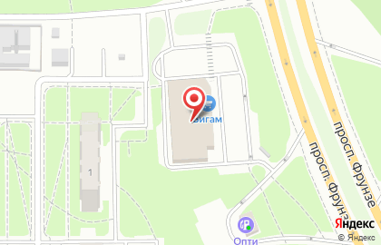 Ресторан быстрого обслуживания Макдоналдс на проспекте Фрунзе на карте