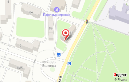 Супермаркет Магнит на улице Карла Маркса на карте