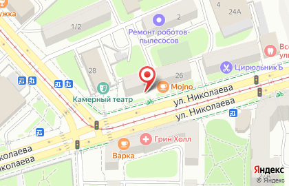 Магазин автозапчастей Автомаг на улице Николаева на карте