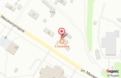 Столовая в Туле на карте
