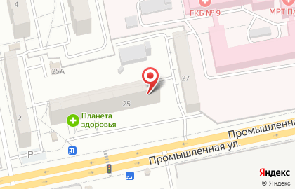 Домашний детский сад Золотое яблочко на Промышленной улице на карте