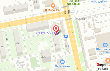 Шелковый путь в Екатеринбурге на карте