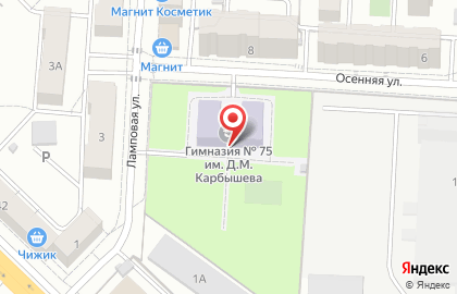 Гимназия №75 им. Карбышева Д.М. на карте