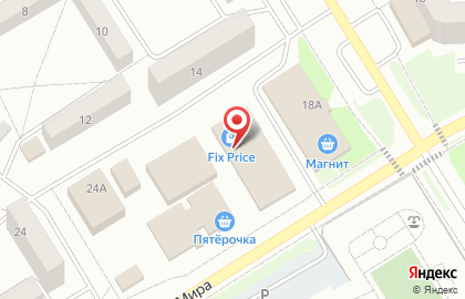 Магазин Fix Price в Новосибирске на карте