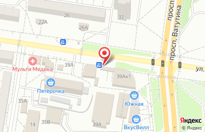 Микрокредитная компания РосДеньги на улице Костюкова на карте