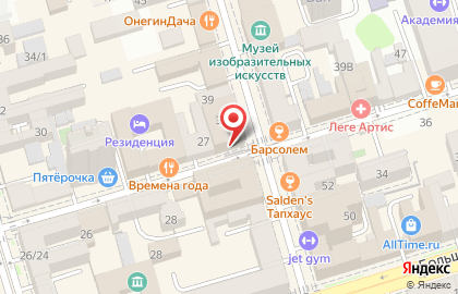 Продовольственный магазин Нужные продукты на улице Суворова на карте