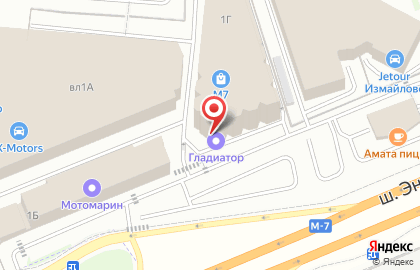 Служба доставки и логистики Сдэк на шоссе Энтузиастов на карте