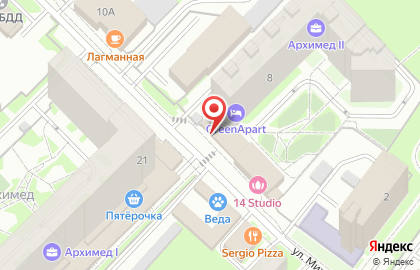 Суши-бар Суши Wok на Инженерной улице на карте