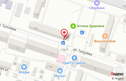 Медицинский центр Галатея на улице Туполева на карте