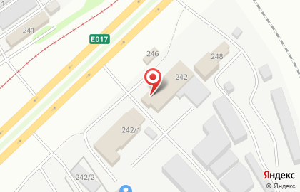 Автокомплекс Комбат на карте