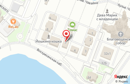 Банкомат РОСТ БАНК в Йошкар-Оле на карте