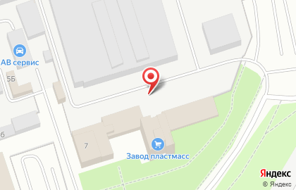 Лавина на Автозаводской улице на карте
