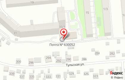 Почта России в Новосибирске на карте