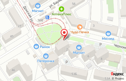 Киоск по продаже фруктов и овощей в Орджоникидзевском районе на карте
