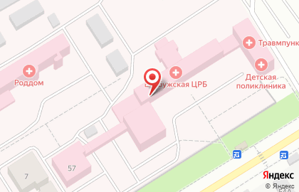 Елабужская центральная районная больница на проспекте Нефтяников на карте