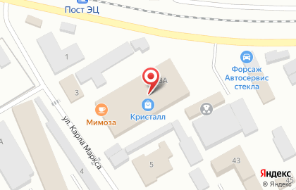 Магазин Мебель Эконом на улице К.Маркса на карте