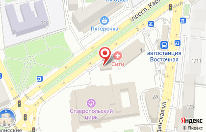 Студия красоты Летай в Ставрополе на карте