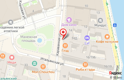 Суши-бар Киdo на Караванной улице на карте