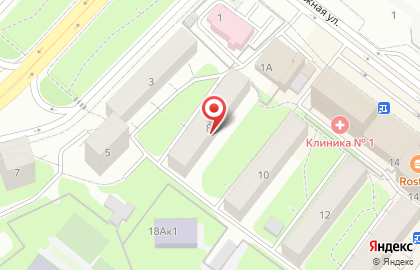 Наркологическая клиника "Мед Юг" на карте