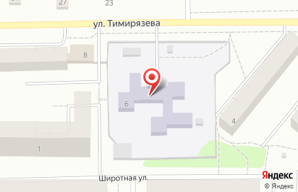 Детский сад №162 на улице Тимирязева на карте