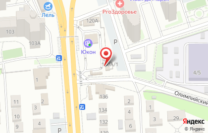 Шинный центр 5 колесо в Центральном районе на карте