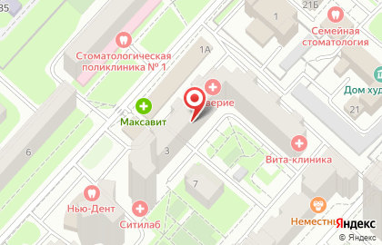 Медико-психологический центр Доверие в Октябрьском районе на карте