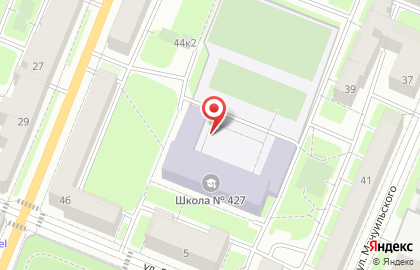Средняя Общеобразовательная Школа # 427 на карте