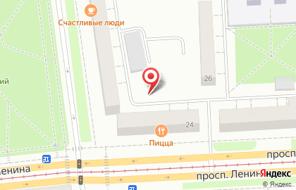 pizza sity на проспекте Ленина на карте