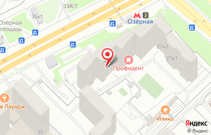 Автошкола Бамблби на Никулинской улице на карте