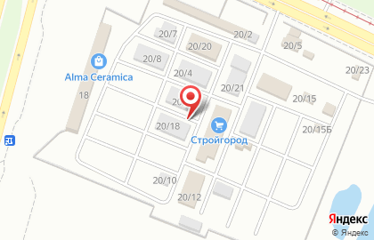 Торговая компания на проспекте Королёва на карте