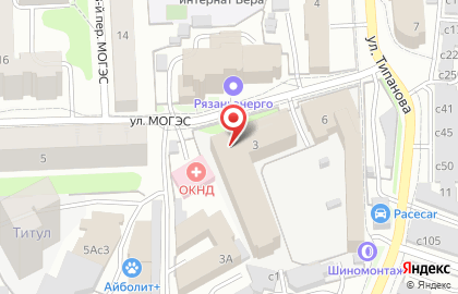 Общественная организация Электропрофсоюз на улице МОГЭС на карте
