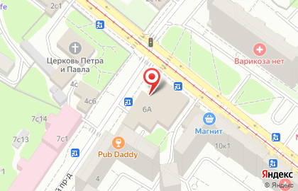Пиццерия Domino`s Pizza на Солдатской улице на карте