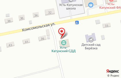 Усть-Катунский сельский дом культуры на карте