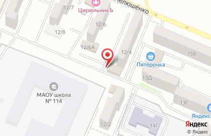 Парикмахерская Экспромт на улице Миронова на карте