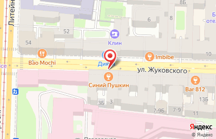 Реал на улице Жуковского на карте