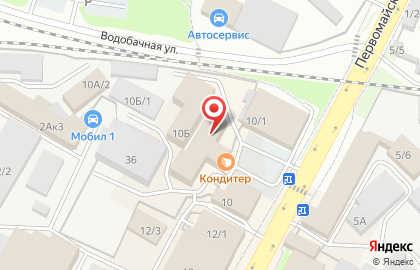 Оптово-розничная компания ПродСиб на Первомайской улице на карте