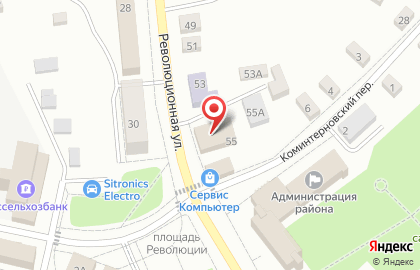 Почта Банк в Иваново на карте