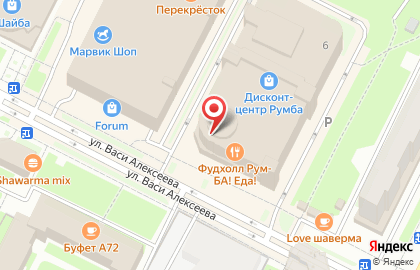 Салон продаж МТС на метро Кировский завод на карте