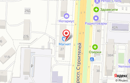 Магазин товаров смешанного типа Строймастер на карте