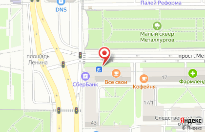 Магазин по продаже мясных изделий и полуфабрикатов на карте