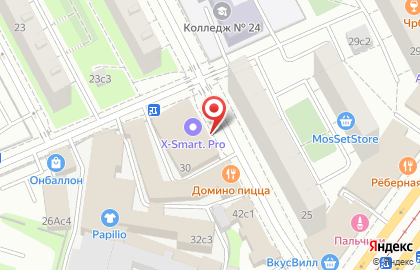 Универсам Fix Price на Маленковской улице на карте