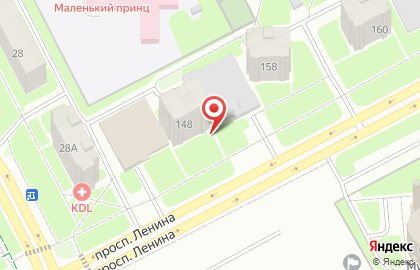 Геострой на проспекте Ленина на карте