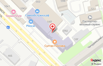 Смольный институт РАО на Полюстровском проспекте на карте