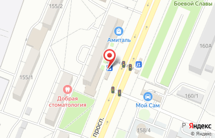 Продуктовый магазин на Ленинском проспекте, 153а на карте