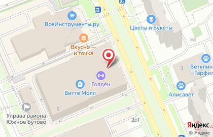 Салон связи Yota на бульваре Адмирала Ушакова на карте