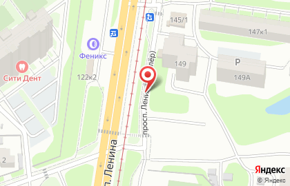 Автостоянка на проспекте Ленина, 149/1 на карте