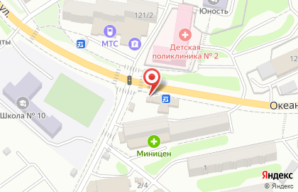 Киоск по продаже фастфудной продукции в Петропавловске-Камчатском на карте